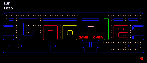 Pac-Man (Doodle), Game Over Dex Wiki